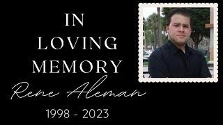 In Loving Memory of Rene Aleman We Love You ️ Thank you for your compassion and support 🫶