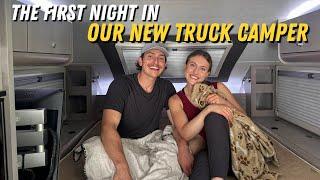 First Night In Our New Truck Camper Set Up | 2024 Cirrus 820