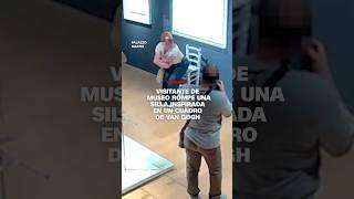 Visitante se museo rompe una silla inspirada en un cuadro de Van Gogh