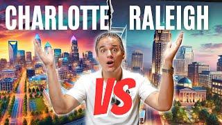 Charlotte VS Raleigh | BEST City To Live In North Carolina   WHO WINS?!