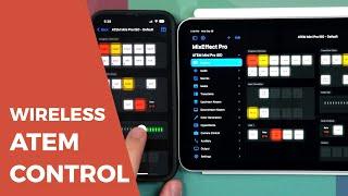 THREE ways to control your ATEM Mini WIRELESSLY with an iPad