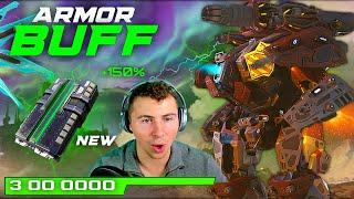 Heavy Titan Armor Kits Just Got A MASSIVE Buff... NEW Armor Meta +96% HP | War Robots