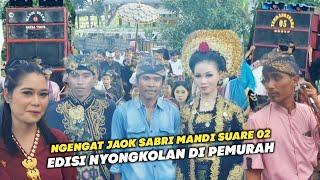 NGENGAT JAOK DAN PETUNG BELAH SABRI MANDI SUARE 02 EDISI NYONGKOLAN TERBARU DI PEMURAH | MANDI SUARE