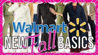 The BEST NEW Walmart Fall Wardrobe BASICS #walmartfashion #wardrobebasics