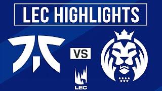 FNC vs MDK Highlights ALL GAMES | LEC 2024 Season Finals | Fnatic vs Mad Lions KOI