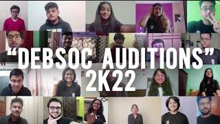 Debsoc Auditions 2022 | THE DEBATING SOCIETY, NIT DURGAPUR