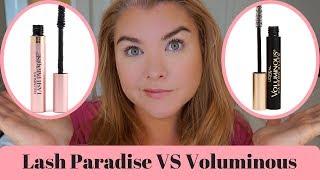 Lash Paradise Vs. Voluminous Carbon Black