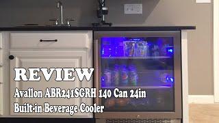 Review Avallon ABR241SGRH 140 Can 24in Built-in Beverage Cooler 2020