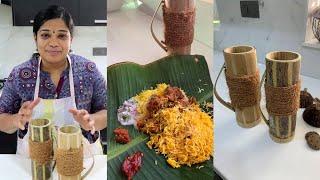 I Made Bamboo Biryani at Home - வாங்க மூங்கில் பிரியாணி வீட்டிலேயே பண்ணலாம்