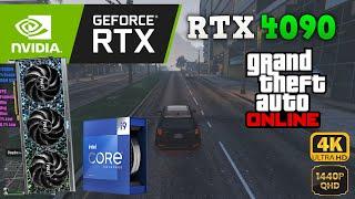 GTA 5 Online - RTX 4090 + I9 13900K + 64GB Ram (1440p | 4K Benchmark, Max Settings)