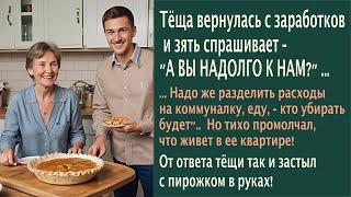 Тёща вернулась в свою же квартиру, и зять спрашивает – "ВЫ НАДОЛГО?".. От её ответа ОЦЕПЕНЕЛ