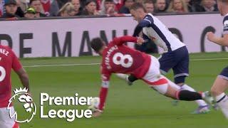 Bruno Fernandes sent off for reckless challenge on James Maddison | Premier League | NBC Sports