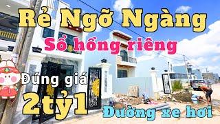 Tâm Tư Bán Nhà Rẻ Ngỡ Ngàng Sổ Hồng Riêng đúng giá 2 tỷ 1 đường xe hơi gần chợ bình chánh