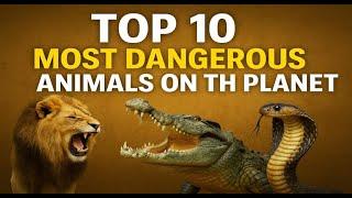 Top 10 Most Dangerous Animals in the World  | Deadliest Creatures You Should Avoid!