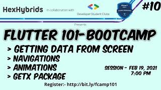 Flutter 101-Bootcamp(1080p) | Session-10 | HexHybrids