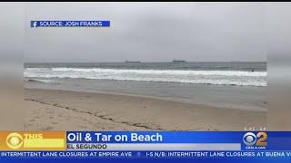 Oil, Tar Found On Vista Del Mar Beach