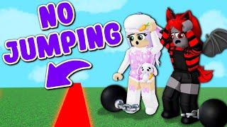 Obby But YOU CAN'T JUMP With Moody! (Roblox)