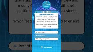 Salesforce Certified Associate All-in-One  Practice Exam Questions - Data Model