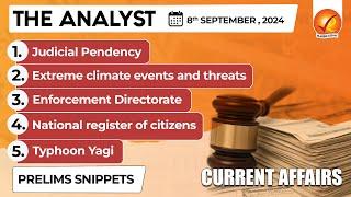 UPSC Current Affairs | 8 SEP 2024 | Newspaper Analysis Today | The Analyst Vajiram And Ravi