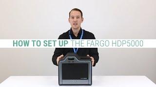 How to Set Up the Fargo HDP5000 ID Card Printer