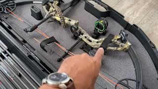 My Plano compound bow case set-up