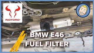 BMW E46 Fuel Filter Replacement | 330Ci 325i 318i 330i Easy DIY!