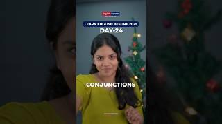 Day 24 | 30 Days English Challenge |    +918610638114 | Conjunctions | Learn English | Grammar Tips