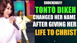 shocking!!! actress tonto dikeh speaks in tongue after giving her life to christ | with new name