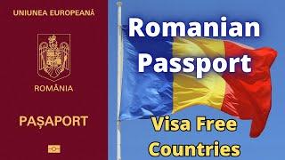 Romanian Passport - Visa Free Countries (2023)