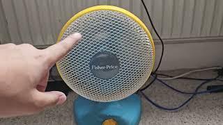 (9/10/24) Duracraft "fisher price" 6 inch(?) table fan trashpick