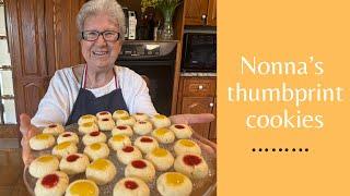 Nonna Mia's Delicious Thumbprint Cookies  (e113)