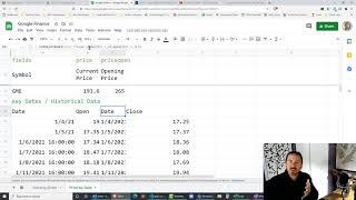 Getting Stock Price Historical Data for Specific Dates and Date Ranges with Google Finance