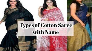 Types of Stylish Cotton Saree with name and Picture || Trendyfashion