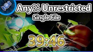 [Former World Record] 39:46 - Any% Unrestricted Single File - Metroid Dread