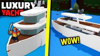 INSANE Luxury Boat (Funny Tutorial) | Roblox Build a Boat for Treasure