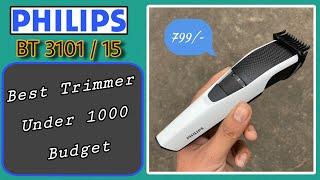 Philips BT3101 /15 Trimmer Review •  Best Trimmer Under 1000