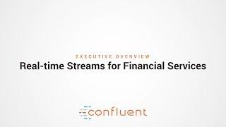 Real-time Streams for Financial Services