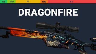 SSG 08 Dragonfire - Skin Float And Wear Preview