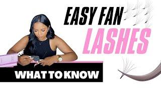 Easy Fan Lashes (VOLUME LASHES) eyelash extensions