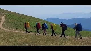 trekking zanjan to gilan. iran