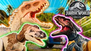 More Epic Adventures from Jurassic World Dino Trackers!  | Mattel Action!