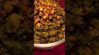 Healthy Green Leafy Vegetable Chutney . Inexpensive .  r . Vegetarian Homestyle Cooking