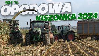   SZYBKA KISZONKA Z QQ 2024  V-MAX JD PO POLU?!  2X JOHNDEERE , 2X CLAAS  UR & GR CHUDYGA 