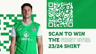 2023/24 Hibernian FC Home Kit - Sponsored By Bevvy.com