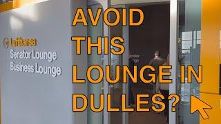 [4K] Lufthansa Lounge Dulles Review. My FIRST "avoid" Score?