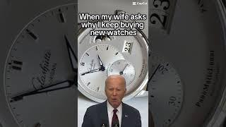 When my wife asks why I keep buying new watches