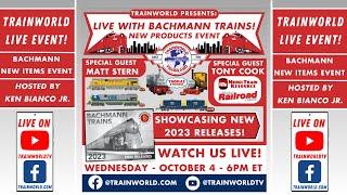 Live With Bachmann Trains! New Product Announcements!