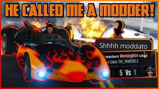 This Mk2 Griefer Called me a MODDER! [GTA Online]