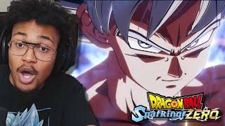 NEW Sparking ZERO Release Date Announcement Trailer Reaction! (UI GOKU, GOKU BLACK & MORE!!!)