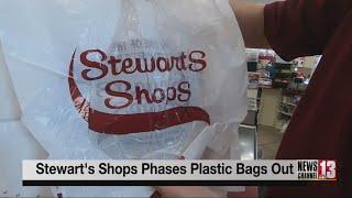 Stewart's Shops to stop carrying plastic bags